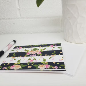 Rose Floral - Note Card