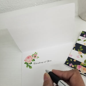 Rose Floral - Note Card