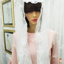 Elegant Lace Veil for Women – Perfect for Rekigious and Special Occasions White