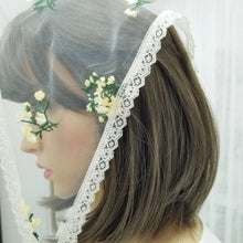 Religious Embroidered Lace Veil