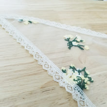 Religious Embroidered Lace Veil