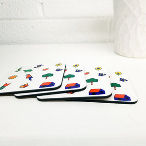 El Salvador Colorful Coaster - Brighten Your Space!