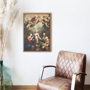 Holy Trinity and Holy Family Canvas (18X24)