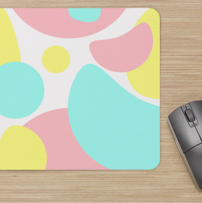 Odd Shape Colorful Mouse Pad